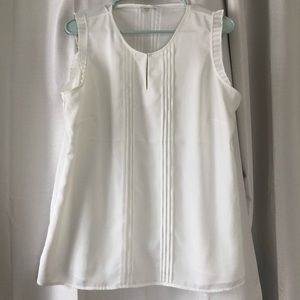 Calvin Klein white sleeveless top